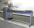 Used Bosch Doboy Model Stratus Horizontal Wrapper. Machine is capable of speeds from 20 to 150 packages per minute. Single up crimper 7