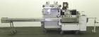 Used FMC Model WM20 SynchroFlo Horizontal Wrapper. Speeds up uo 300 packages per minute. 2 up cutting head, 1 1/2