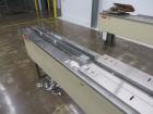 Used FMC Model WSD-20 Automatic Stainless Steel Servo Flo Horizontal Wrapper. Capable of speeds to 150 packages per minute  depending on materials and application. Package size: up to 18