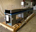 Used Hayssen Gas Fush Horizontal Wrapper, Model RT-1000 R. Capable of speeds up to 160 packages per minute. Inverted seal with Accutrac film feed system. Package size range: length 4.25