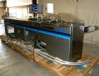 Used Hayssen Gas Fush Horizontal Wrapper, Model RT-1000 R. Capable of speeds up to 160 packages per minute. Inverted seal with Accutrac film feed system. Package size range: length 4.25