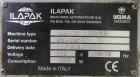 Used Ilapak Carrera 1000 Horizontal Flow Wrapper | High-Speed 2-Up Packaging Sys