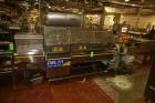 Used-Ilapak Delta 4000 LDR-3SSC Horizontal Flow Wrapper with long dwell and zipper attachment. Has automatic smart belt feed...