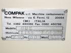 Used Ilapak Lynx Compak Model DUE Horizontal Wrapper capable of speeds up to 130 packages per minute. Has a two up sealing head and 2 speed 6' long lugged chain infeed on 9