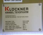 Used Klockner Tevopharm Model Pack-2000 Flow Wrapper