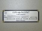 Used Kora Packmat High Speed Card Wrapping and Security Sealing Machine