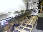 Used PFM Model Hurricane Horizontal Wrapper capable of speeds up to 100 packages per minute (150 with two up head). Has a package size range: length 15mm to 350mm, width 5mm to 320mm, height up to 10...
