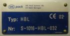 Used SIG Model HBL Horizontal Flow Wrapper for Long Dwell Hermetic Packaging.