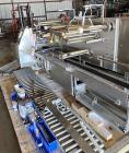 Used- SIG Horizontal Flow Wrapper, Model HBM. Wrapper is rated for speeds from 50 to 350 packages per minute. Has a 7.5