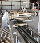 Used- SIG Horizontal Flow Wrapper, Model HBM. Wrapper is rated for speeds from 50 to 350 packages per minute. Has a 7.5