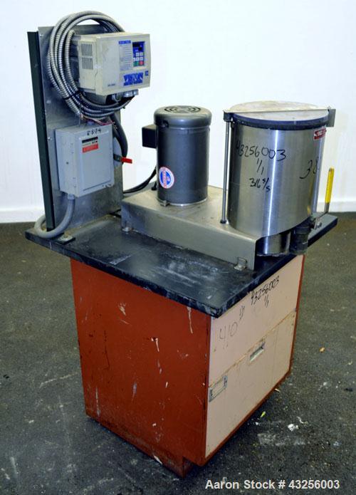 Used Adirondack Machine Formax High Consistency Laboratory Pulper, Model 450H, Catalog# N-100V, 316 Stainless Steel.Capacity 450 grams (1 lb) AD Fiber at 15% consistency, operating consistency 5% To ...
