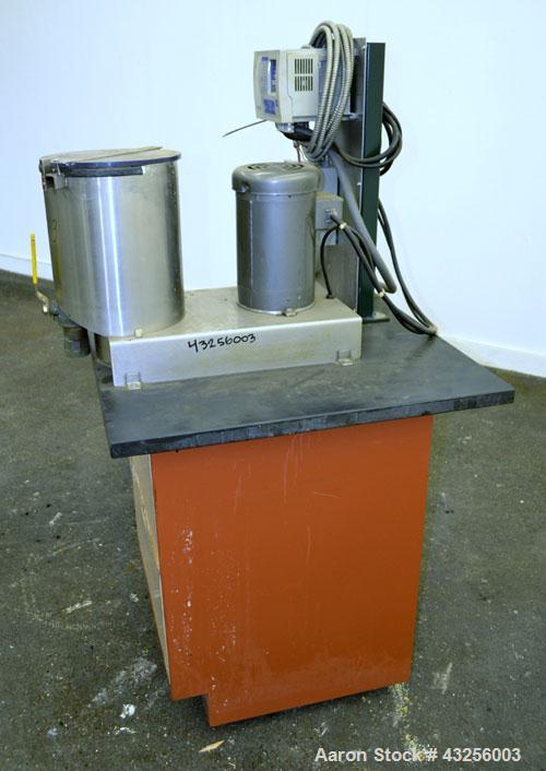 Used Adirondack Machine Formax High Consistency Laboratory Pulper, Model 450H, Catalog# N-100V, 316 Stainless Steel.Capacity 450 grams (1 lb) AD Fiber at 15% consistency, operating consistency 5% To ...
