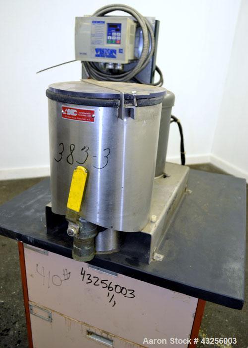 Used Adirondack Machine Formax High Consistency Laboratory Pulper, Model 450H, Catalog# N-100V, 316 Stainless Steel.Capacity 450 grams (1 lb) AD Fiber at 15% consistency, operating consistency 5% To ...