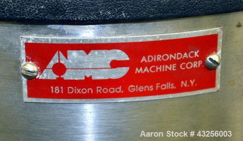 Used Adirondack Machine Formax High Consistency Laboratory Pulper, Model 450H, Catalog# N-100V, 316 Stainless Steel.Capacity 450 grams (1 lb) AD Fiber at 15% consistency, operating consistency 5% To ...