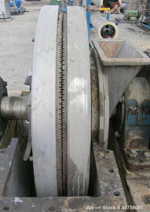 Used C.E. Bauer Double Disc Refiner, Model 400-SF-5