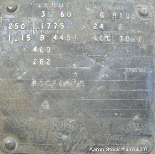 Used C.E. Bauer Double Disc Refiner, Model 400-SF-5