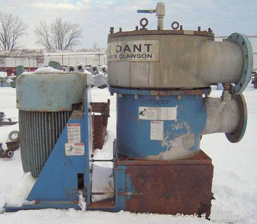 Used Kadant Black Clawson Selectifier Screen, model 24PHL screen, 316 stainless steel. Approximately 24'' diameter screen, driven by a 150 hp, 3/60/575 volt, 1182 rpm motor. (2) 12'' openings, (2) 4'...