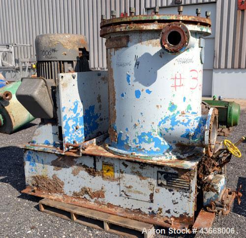 Used Stainless Steel Black Clawson Pressure Centrifugal Screener, Ultrascreen I