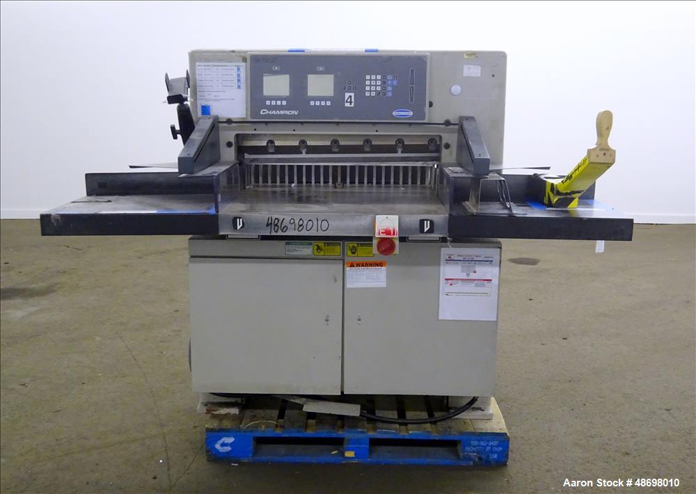 Used- Challenge Machinery Paper Cutter, Model 305 XG.