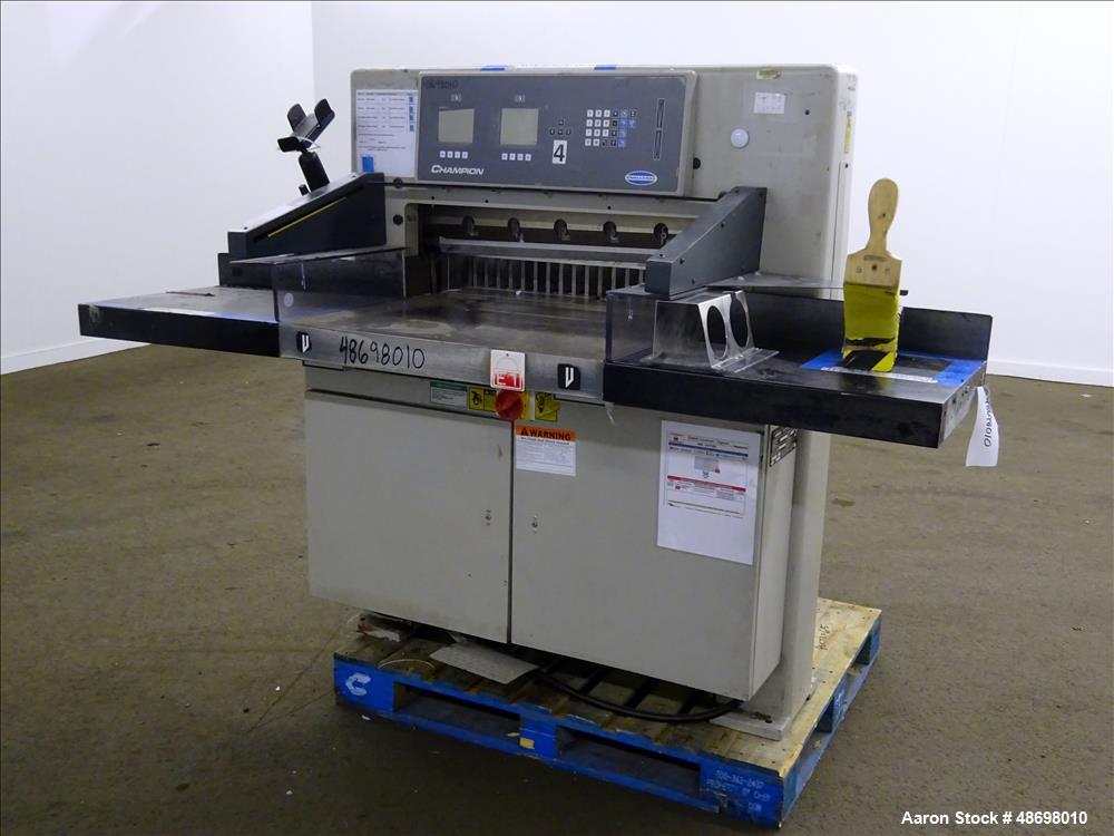 Used Challenge Machinery Paper Cutter, Model 305 XG.