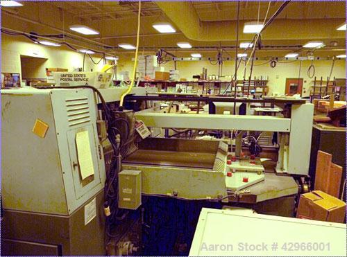 Used Harris-Seybold 42’’ Citation Magnetic Spacer  Paper Cutter, Model Citation. 42" Wide blade. Magnetically controlled spacer, push button channel selector. Maximum trimmed pile 5-1/2’’ x 42’’ x 42...