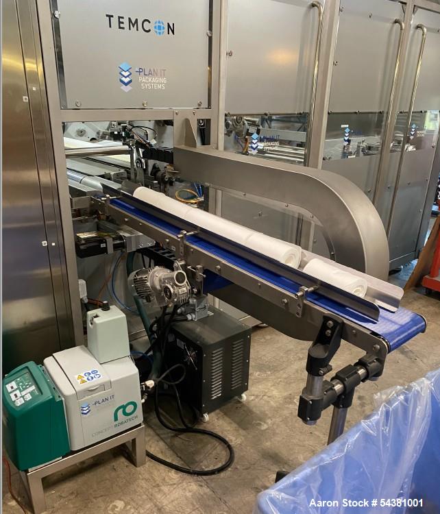 Used Temcon TRW 200 Automatic Rewinder & Perforator – Industrial Roll Converting Machine