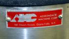 Used Adirondack Machine Formax High Consistency Laboratory Pulper, Model 450H, Catalog# N-100V, 316 Stainless Steel.Capacity 450 grams (1 lb) AD Fiber at 15% consistency, operating consistency 5% To ...