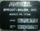 Used Stainless Steel Andritz Sprout Bauer 42