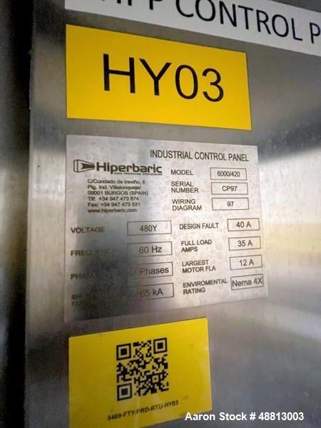 Used Hiperbaric HPP (High Pressure Processing) Line