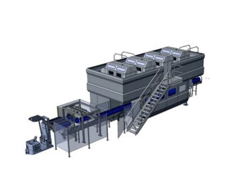 Used Hiperbaric HPP (High Pressure Processing) Line