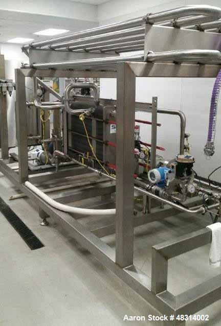 Unused- Fleetwood Goldco Wyard (Barry-Wehmiller) Volutherm Flash Pasteurizer