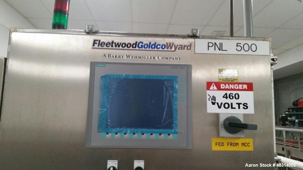 Unused- Fleetwood Goldco Wyard (Barry-Wehmiller) Volutherm Flash Pasteurizer