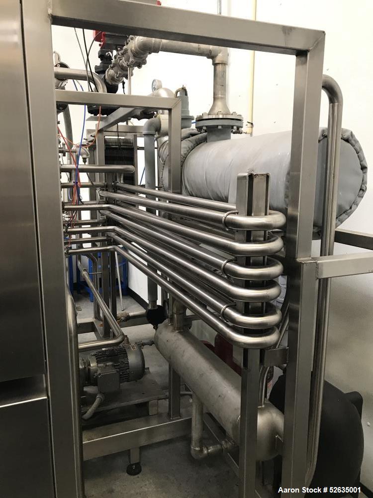 Used Good Nature Multitube Hot Fill Pasteurizer – 4 GPM, Reconditioned, PLC-Controlled