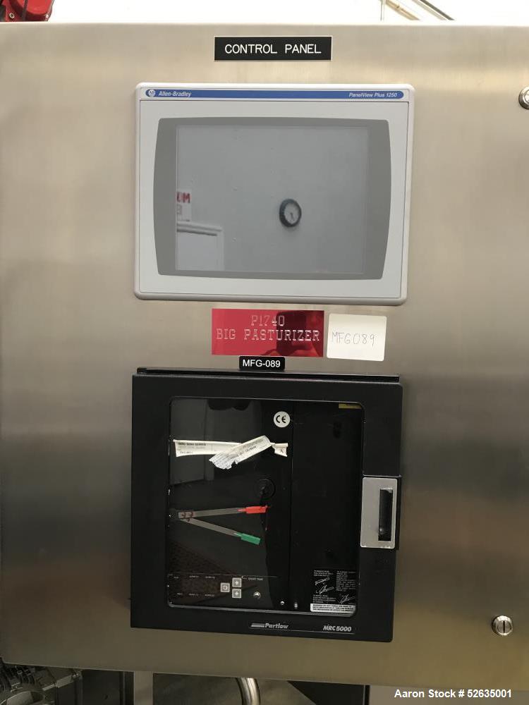Used Good Nature Multitube Hot Fill Pasteurizer – 4 GPM, Reconditioned, PLC-Controlled