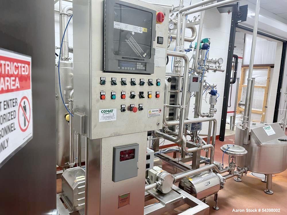 Used COMAT PS150.35.2 Pasteurizer – 15,000 LPH Industrial Dairy Pasteurization System (2018)
