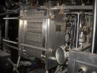 Used APV Crepaco Pasteurizer.Includes an APV plate and frame heat exchanger, model SR15-S, work order #27854. Allen Bradley 1771 P4S power supply.Micro Motion mass flow sensor 1-1/2