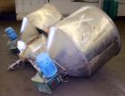 Used Dual Hopper Crammer Feeder, 304 Stainless Steel.