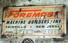 Used Foremost Crammer Feeder, Model CF1A, Carbon Steel. Coned hopper approximate 32