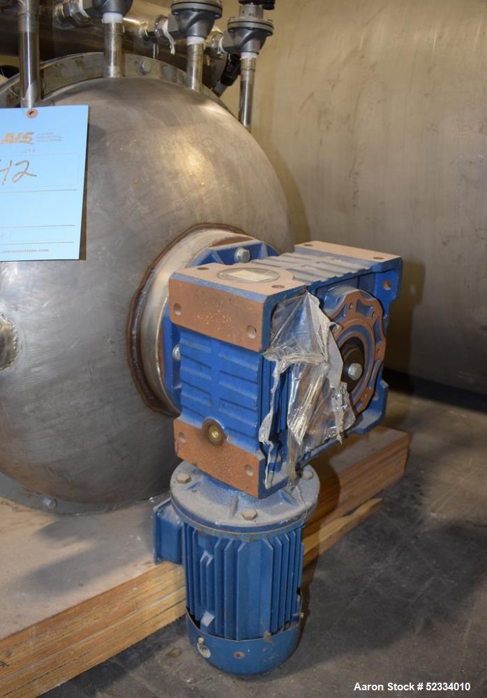 Used Grace-M Plastic Solution Stainless Steel Agitated Loading Hopper. With mounting frame.