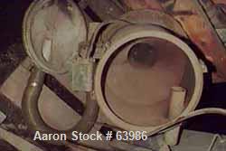 USED: Ramco vacuum loader, carbon steel, 14" diameter x 10" straightside x 6" cone, 6" diameter discharge.