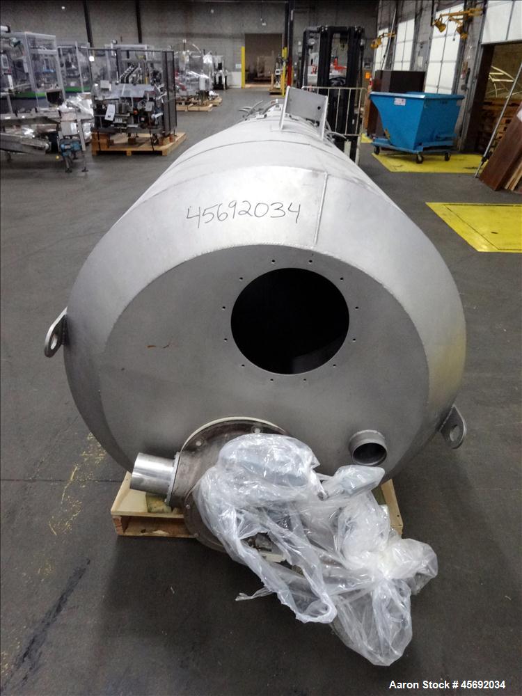 Used Shick Tube-Veyor Corporation Scale Hopper, Model Eccentric, Stainless Steel. Approximately 73.7 cubic feet. Equipped with diverter valve, quick release 16" long side cover. (2) 12", 3-5/8" top o...