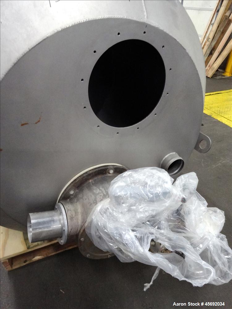 Used Shick Tube-Veyor Corporation Scale Hopper, Model Eccentric, Stainless Steel. Approximately 73.7 cubic feet. Equipped with diverter valve, quick release 16" long side cover. (2) 12", 3-5/8" top o...