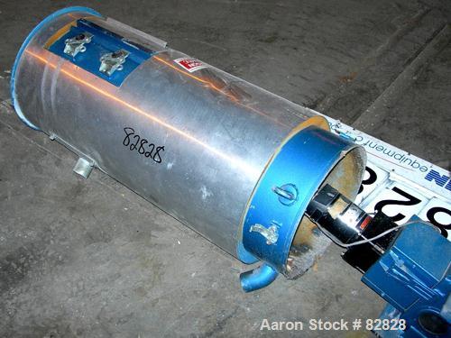 USED: Thorsen McCosh insulated drying hopper, 100 pound capacity. Includes a color feeder with hopper.
