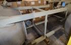 Used Grace-M Plastic Solution Bottom Agitated Stainless Steel Hopper. Approximate 70