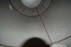Used Grace-M Plastic Solution Bottom Agitated Stainless Steel Hopper. Approximate 70