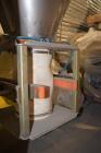 Used Stainless Steel Loading Hopper. With pneumatic sleeve closure and stand.
