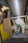 Used Stainless Steel Loading Hopper. With pneumatic sleeve closure and stand.