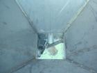 Used NBE Dry Bulk Storage Hopper, approximately 40 cubic feet, carbon steel. 44