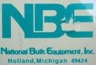 Used NBE Dry Bulk Storage Hopper, approximately 40 cubic feet, carbon steel. 44