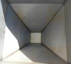 Used- NBE Dry Bulk Storage Hopper, approximately 50 cubic feet, carbon steel. 48